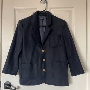 Gap Boys Navy Blue Wool Blazer size medium